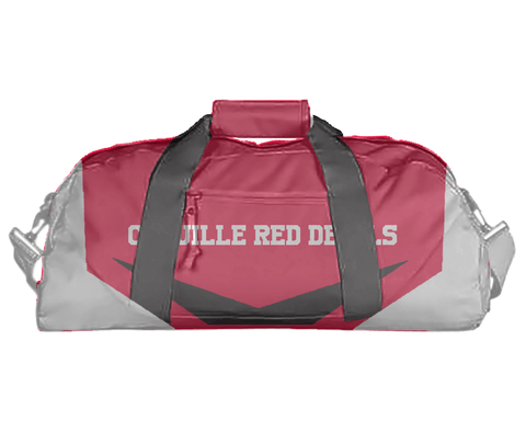 Duffle Bag, Coquille Red Devils, Softball, Teamtime, Team time, sublimation, custom sports apparel, team uniforms, spirit wear, spiritwear, sports uniforms, custom shirts, team store, custom team store, fundraiser sports, apparel fundraiser