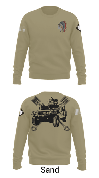 Crew Neck Sweatshirt, FMS 1, OKARNG, , Teamtime, Team time, sublimation, custom sports apparel, team uniforms, spirit wear, spiritwear, sports uniforms, custom shirts, team store, custom team store, fundraiser sports, apparel fundraiser