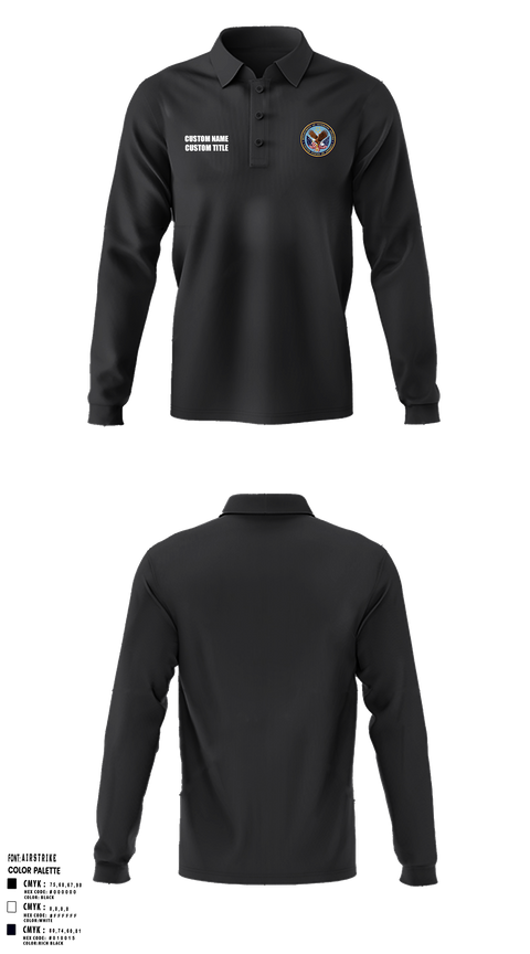 Long Sleeve Performance Polo, , , Teamtime, Team time, sublimation, custom sports apparel, team uniforms, spirit wear, spiritwear, sports uniforms, custom shirts, team store, custom team store, fundraiser sports, apparel fundraiser