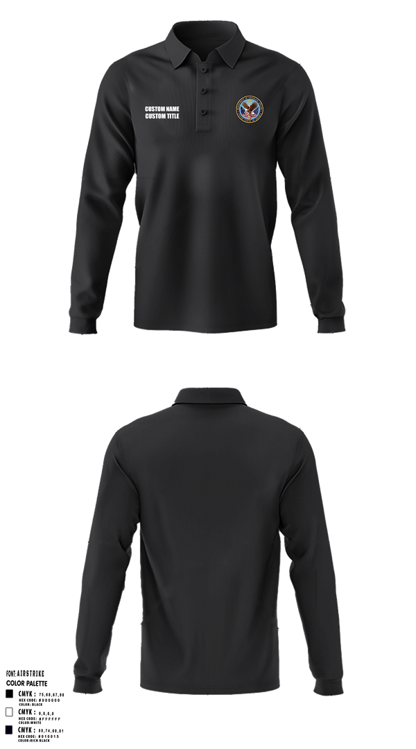 Long Sleeve Performance Polo, , , Teamtime, Team time, sublimation, custom sports apparel, team uniforms, spirit wear, spiritwear, sports uniforms, custom shirts, team store, custom team store, fundraiser sports, apparel fundraiser