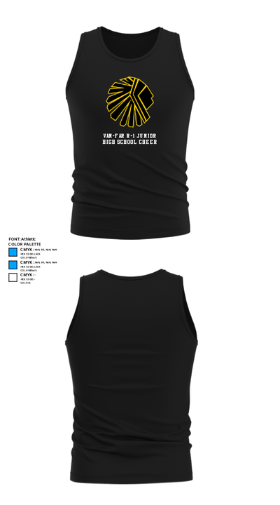 Van-Far R-1 Junior High School Cheer 76201029 Tank Top - 32
