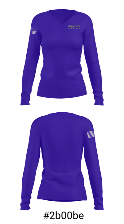 18th Airborne Corps 40429771 Women's Long Sleeve V-neck Shirt - 7