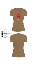 1/6 58710445 Women's Short Sleeve V-neck Shirt - 4