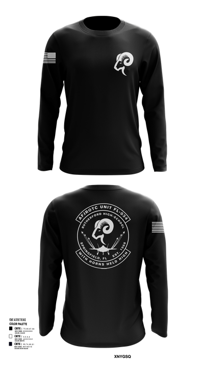 AFJROTC FL-034 58345712 Long Sleeve Performance Shirt 118