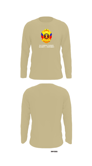 Long Sleeve Performance Shirt, TS FEDERAL PRIVATE SECURITY & BODYGUARD, Police, Teamtime, Team time, sublimation, custom sports apparel, team uniforms, spirit wear, spiritwear, sports uniforms, custom shirts, team store, custom team store, fundraiser sports, apparel fundraiser