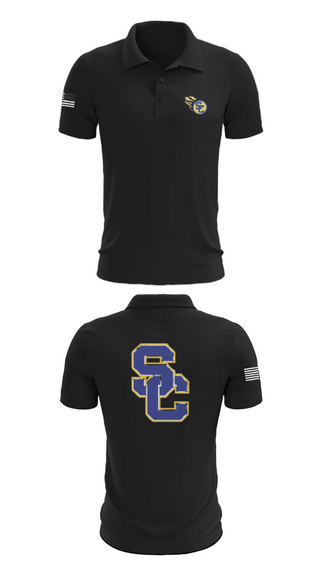 Short Sleeve Performance Polo, St Charles Catholic High School Football, Football, Teamtime, Team time, sublimation, custom sports apparel, team uniforms, spirit wear, spiritwear, sports uniforms, custom shirts, team store, custom team store, fundraiser sports, apparel fundraiser