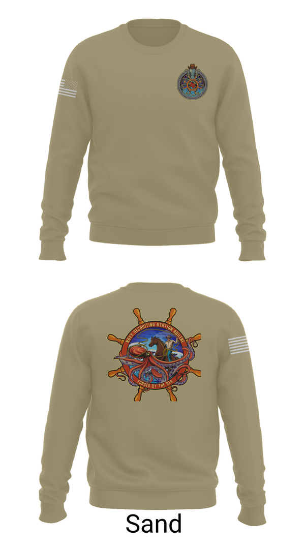 Crew Neck Sweatshirt, Navy Recruiting, , Teamtime, Team time, sublimation, custom sports apparel, team uniforms, spirit wear, spiritwear, sports uniforms, custom shirts, team store, custom team store, fundraiser sports, apparel fundraiser