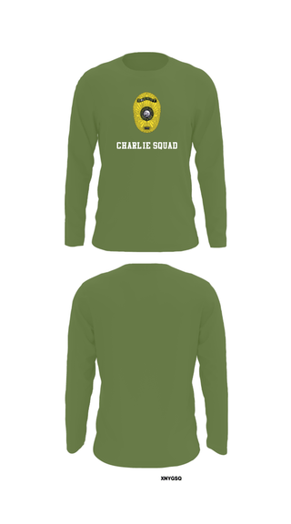Long Sleeve Performance Shirt, Charlie Squad, Police, Teamtime, Team time, sublimation, custom sports apparel, team uniforms, spirit wear, spiritwear, sports uniforms, custom shirts, team store, custom team store, fundraiser sports, apparel fundraiser