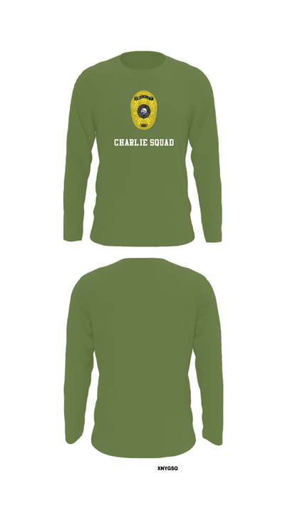 Charlie Squad 89952871 Long Sleeve Performance Shirt - 50
