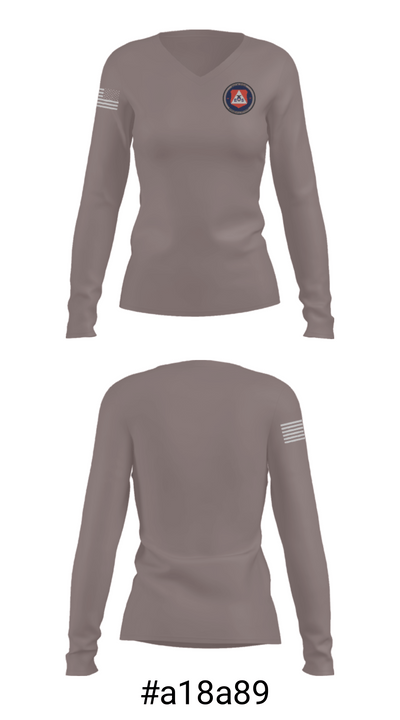 Civil Air Patrol 10241022 Women's Long Sleeve V-neck Shirt - 7