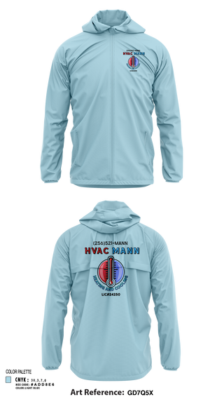 Windbreaker, Hvacmannllc, , Teamtime, Team time, sublimation, custom sports apparel, team uniforms, spirit wear, spiritwear, sports uniforms, custom shirts, team store, custom team store, fundraiser sports, apparel fundraiser
