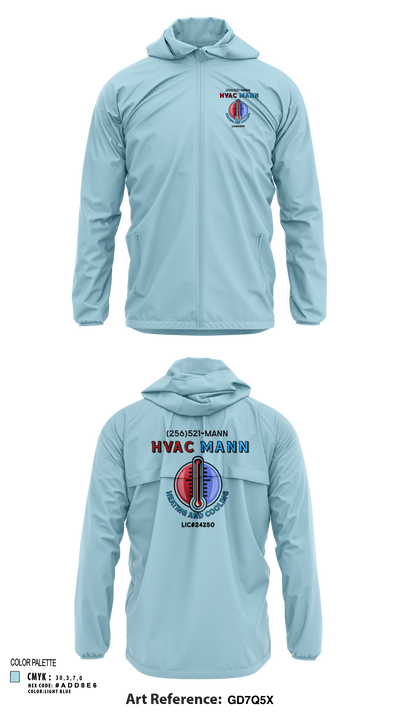 Hvacmannllc 74624786 Windbreaker - 120