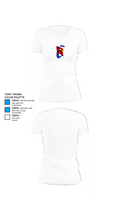 Cheney Cardinals Bowling 69557538 Women's Short Sleeve V-neck Shirt - 18