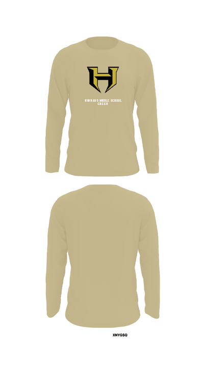 Hubbard Middle School Cheer 37740474 Long Sleeve Performance Shirt - 41