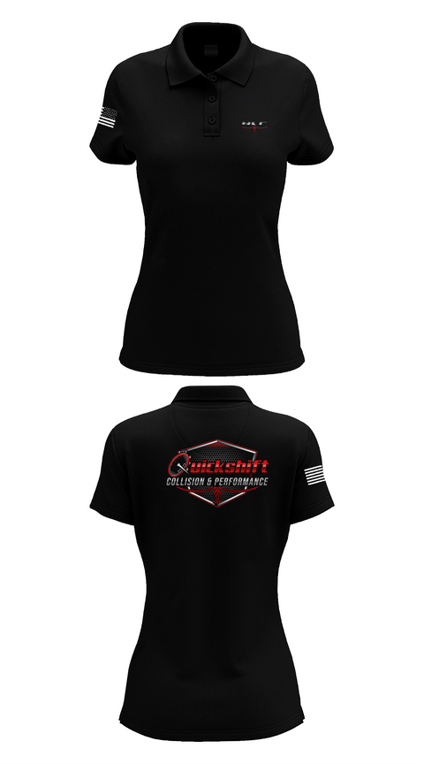Womens Short Sleeve Performance Polo, Quickshift Collision & Performance, , Teamtime, Team time, sublimation, custom sports apparel, team uniforms, spirit wear, spiritwear, sports uniforms, custom shirts, team store, custom team store, fundraiser sports, apparel fundraiser
