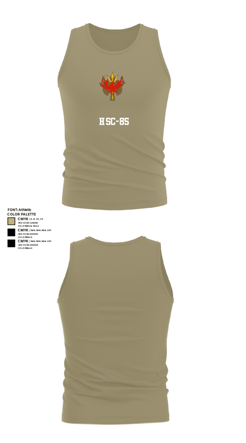 Tank Top, HSC-85, Navy, Teamtime, Team time, sublimation, custom sports apparel, team uniforms, spirit wear, spiritwear, sports uniforms, custom shirts, team store, custom team store, fundraiser sports, apparel fundraiser