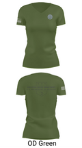 GOLD STAR POLICE DEPARTMENT 55137313 Women's Short Sleeve V-neck Shirt - 46