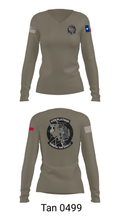 90th ASB B co 4Th Platoon 5922701 Women's Long Sleeve V-neck Shirt - 77