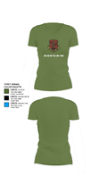186 Air Refueling Wing 26529020 Women's Short Sleeve V-neck Shirt - 44