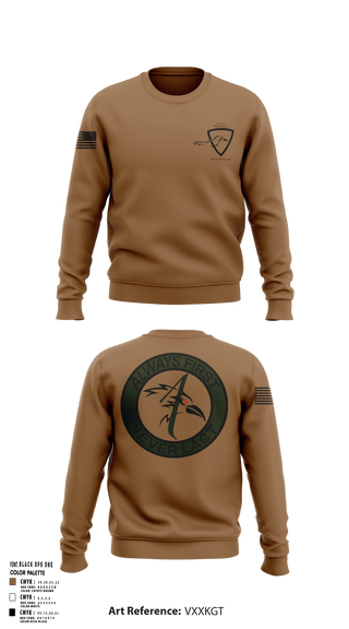 Crew Neck Sweatshirt, 1055th Trans 1st Plt, National Guard, Teamtime, Team time, sublimation, custom sports apparel, team uniforms, spirit wear, spiritwear, sports uniforms, custom shirts, team store, custom team store, fundraiser sports, apparel fundraiser