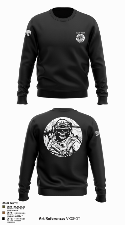 Killer Troop 45999065 Crew Neck Sweatshirt - 3