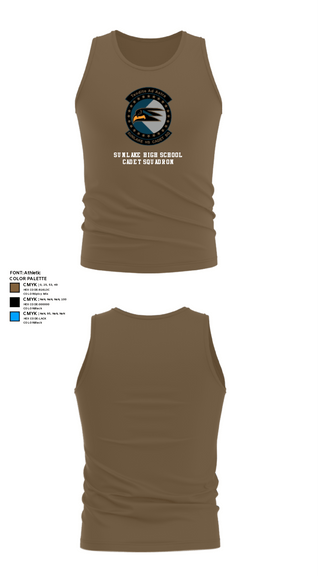 Tank Top, Sunlake High School Cadet Squadron, Air Force, Teamtime, Team time, sublimation, custom sports apparel, team uniforms, spirit wear, spiritwear, sports uniforms, custom shirts, team store, custom team store, fundraiser sports, apparel fundraiser