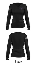 Chapel Hill High School Wrestling 82043702 Women's Long Sleeve V-neck Shirt -1 35