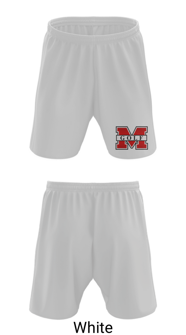Athletic Shorts With Pockets, Monroe High School Golf, Golf, Teamtime, Team time, sublimation, custom sports apparel, team uniforms, spirit wear, spiritwear, sports uniforms, custom shirts, team store, custom team store, fundraiser sports, apparel fundraiser