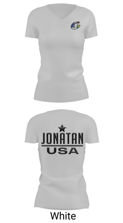 Jonatan Usa 10426375 Women's Short Sleeve V-neck Shirt - 19