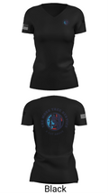The Moss Tree Service 86074742 Women's Short Sleeve V-neck Shirt - 38