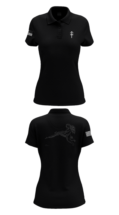 2/2 3rd PLT Weapon Squad 26092004 Women's Short Sleeve Performance Polo  - 35