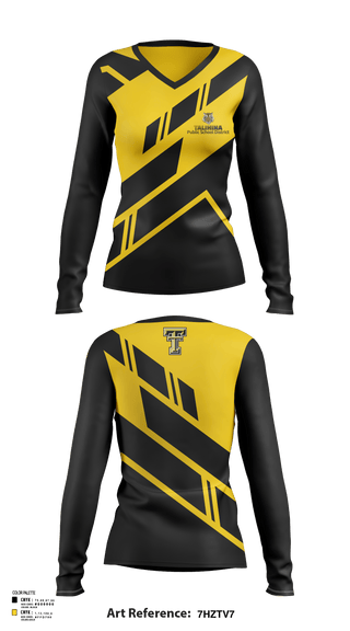 Womens Long Sleeve Vneck Shirt, Talihina High School Band, Spirit Store, Teamtime, Team time, sublimation, custom sports apparel, team uniforms, spirit wear, spiritwear, sports uniforms, custom shirts, team store, custom team store, fundraiser sports, apparel fundraiser