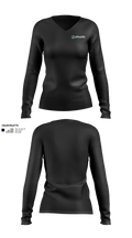 Upward Trucking 78221228 Women's Long Sleeve V-neck Shirt - 3