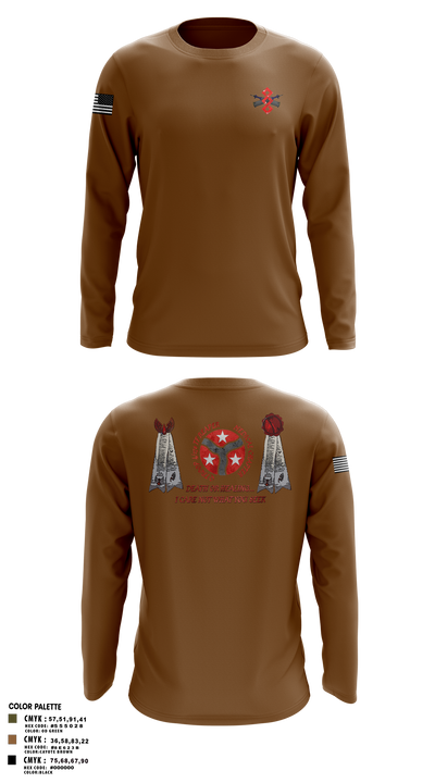 q trp 4/278th 42866312 Long Sleeve Performance Shirt - 5