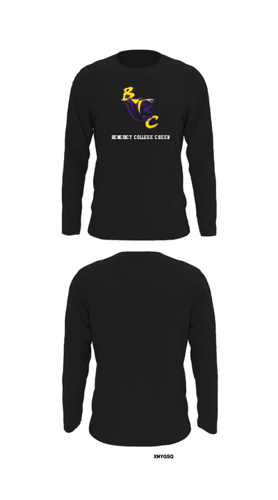 Benedict College Cheer 88121362 Long Sleeve Performance Shirt - 27