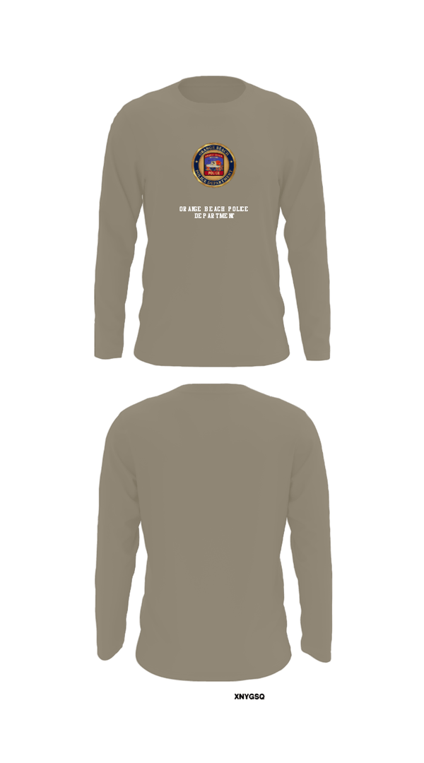 Long Sleeve Performance Shirt, Orange Beach Police Department, Police, Teamtime, Team time, sublimation, custom sports apparel, team uniforms, spirit wear, spiritwear, sports uniforms, custom shirts, team store, custom team store, fundraiser sports, apparel fundraiser