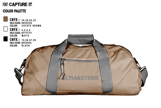 Duffle Bag, Skymasters, Army, Teamtime, Team time, sublimation, custom sports apparel, team uniforms, spirit wear, spiritwear, sports uniforms, custom shirts, team store, custom team store, fundraiser sports, apparel fundraiser