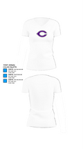 Carlsbad High School Golf 35652126 Women's Short Sleeve V-neck Shirt - 18