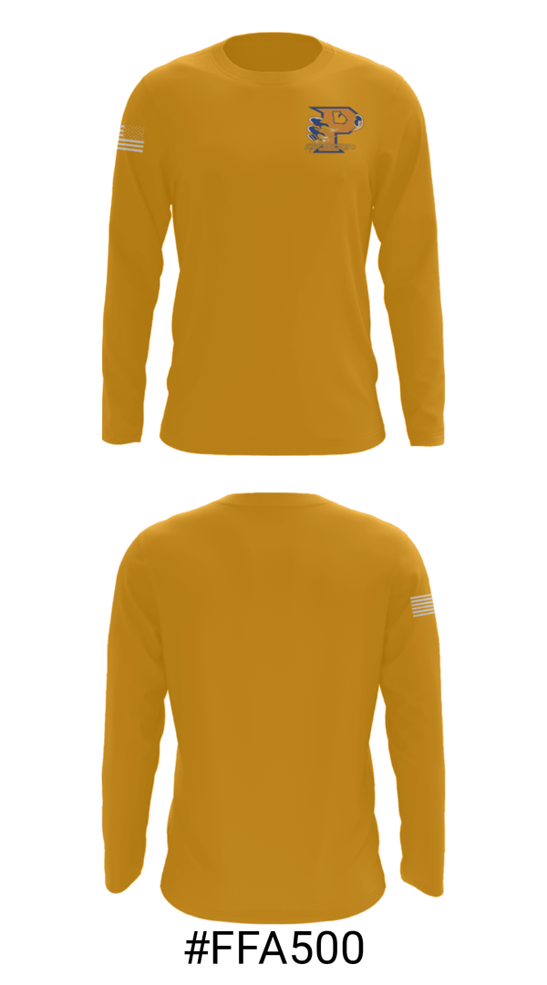 Long Sleeve Performance Shirt, Parkview High School Football, Football, Teamtime, Team time, sublimation, custom sports apparel, team uniforms, spirit wear, spiritwear, sports uniforms, custom shirts, team store, custom team store, fundraiser sports, apparel fundraiser