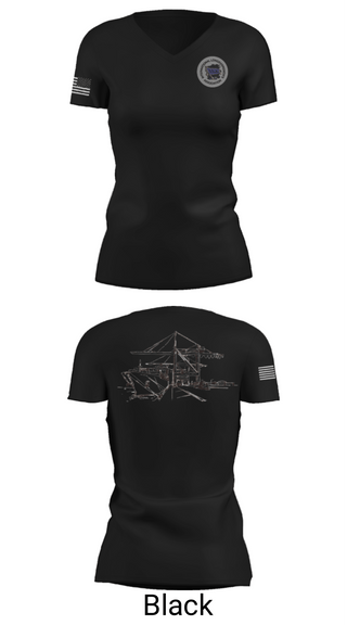 Womens Short Sleeve Vneck Shirt, Howland Hook Marine Terminal, , Teamtime, Team time, sublimation, custom sports apparel, team uniforms, spirit wear, spiritwear, sports uniforms, custom shirts, team store, custom team store, fundraiser sports, apparel fundraiser