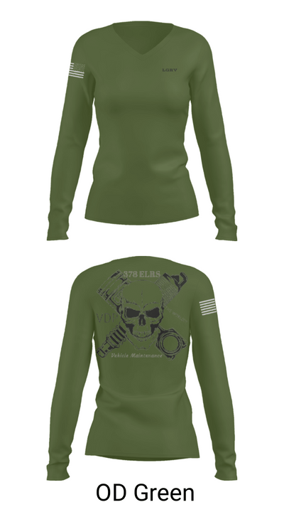 LGRV 76165640 Women's Long Sleeve V-neck Shirt - 57