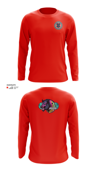 Long Sleeve Performance Shirt, Black Boars, Rugby, Teamtime, Team time, sublimation, custom sports apparel, team uniforms, spirit wear, spiritwear, sports uniforms, custom shirts, team store, custom team store, fundraiser sports, apparel fundraiser