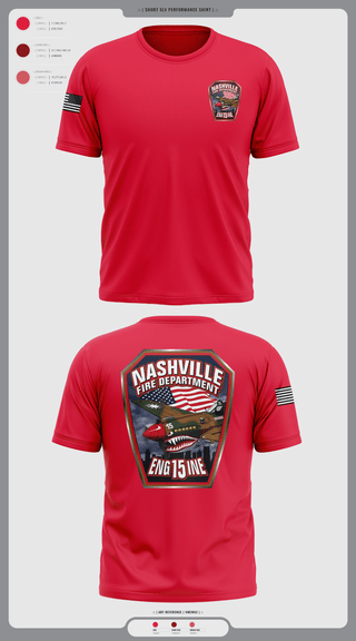 Short Sleeve Performance Shirt, Engine 15, , Teamtime, Team time, sublimation, custom sports apparel, team uniforms, spirit wear, spiritwear, sports uniforms, custom shirts, team store, custom team store, fundraiser sports, apparel fundraiser