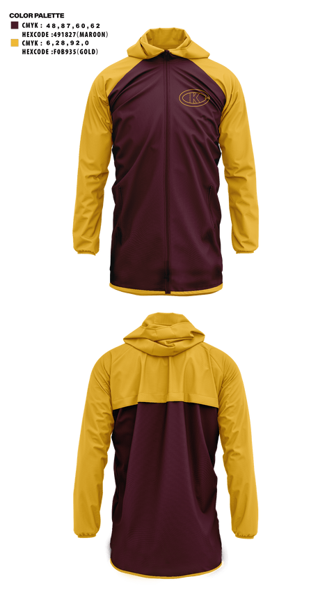 Windbreaker, Christ the King High School Cheer, Cheer, Teamtime, Team time, sublimation, custom sports apparel, team uniforms, spirit wear, spiritwear, sports uniforms, custom shirts, team store, custom team store, fundraiser sports, apparel fundraiser