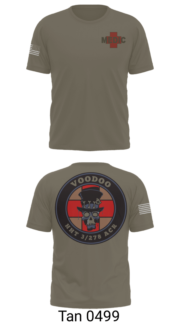 Short Sleeve Performance Shirt, Voodoo Medics, National Guard, Teamtime, Team time, sublimation, custom sports apparel, team uniforms, spirit wear, spiritwear, sports uniforms, custom shirts, team store, custom team store, fundraiser sports, apparel fundraiser