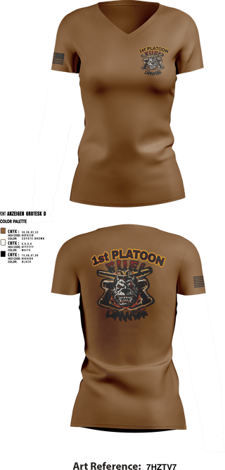 Womens Short Sleeve Vneck Shirt, Fuel Dawgs, Army, Teamtime, Team time, sublimation, custom sports apparel, team uniforms, spirit wear, spiritwear, sports uniforms, custom shirts, team store, custom team store, fundraiser sports, apparel fundraiser