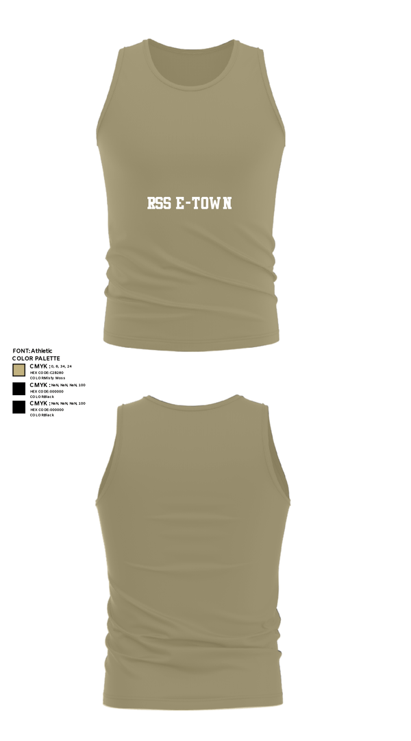 Tank Top, RSS E-Town, Marines, Teamtime, Team time, sublimation, custom sports apparel, team uniforms, spirit wear, spiritwear, sports uniforms, custom shirts, team store, custom team store, fundraiser sports, apparel fundraiser