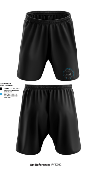 Athletic Shorts With Pockets, Criolla Sandwich & Pasta, , Teamtime, Team time, sublimation, custom sports apparel, team uniforms, spirit wear, spiritwear, sports uniforms, custom shirts, team store, custom team store, fundraiser sports, apparel fundraiser