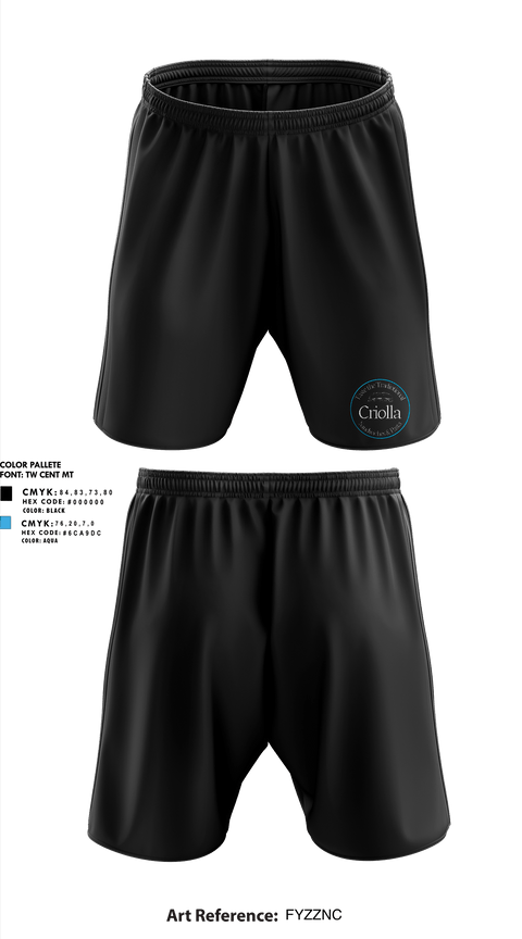 Athletic Shorts With Pockets, Criolla Sandwich & Pasta, , Teamtime, Team time, sublimation, custom sports apparel, team uniforms, spirit wear, spiritwear, sports uniforms, custom shirts, team store, custom team store, fundraiser sports, apparel fundraiser