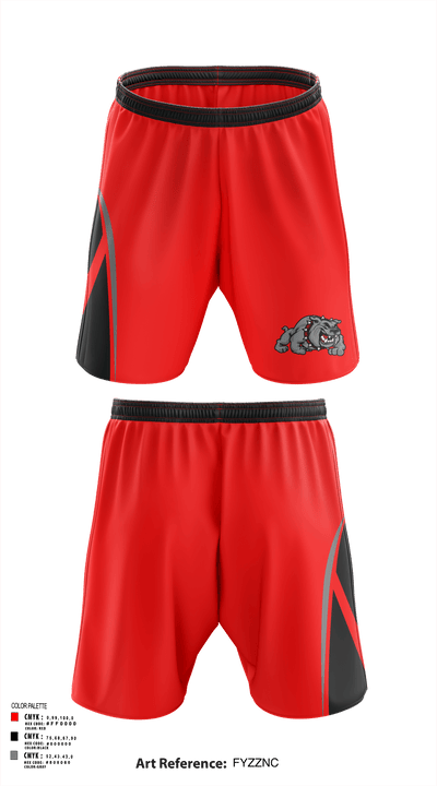 Okmulgee High School Football 68163660 Athletic Shorts With Pockets - 115
